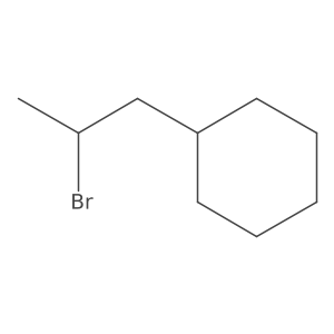 (2-Bromopropyl)cyclohexane Structure