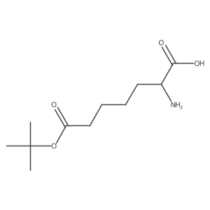 (S)-2-Amino-7-(tert-butoxy)-7-oxoheptanoic acid Structure