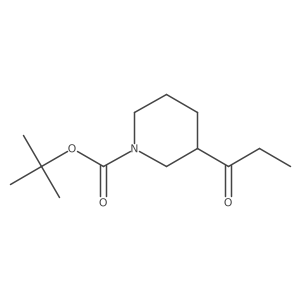 tert-butyl (3S)-3-propanoylpiperidine-1-carboxylate Structure