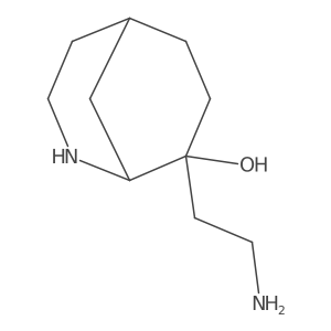 8-(2-Aminoethyl)-2-azabicyclo[3.3.1]nonan-8-ol结构式