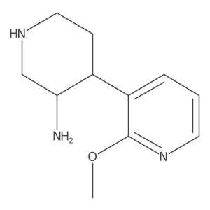 4-(2-Methoxypyridin-3-yl)piperidin-3-amine Structure