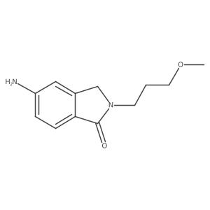 5-amino-2-(3-methoxypropyl)-2,3-dihydro-1H-isoindol-1-one Structure