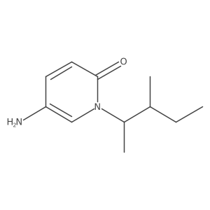 5-Amino-1-(3-methylpentan-2-yl)-1,2-dihydropyridin-2-one结构式