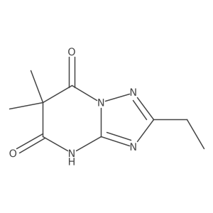 2-ethyl-5-hydroxy-6,6-dimethyl-6H,7H-[1,2,4]triazolo[1,5-a]pyrimidin-7-one Structure