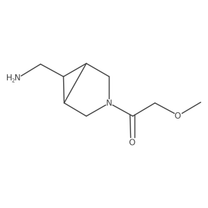 1-[6-(Aminomethyl)-3-azabicyclo[3.1.0]hexan-3-yl]-2-methoxyethan-1-one Structure