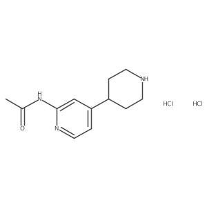 N-(4-(Piperidin-4-yl)pyridin-2-yl)acetamide dihydrochloride Structure