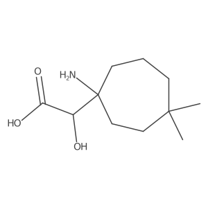2-(1-Amino-4,4-dimethylcycloheptyl)-2-hydroxyacetic acid Structure