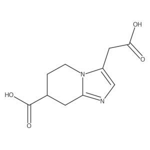 3-(carboxymethyl)-5H,6H,7H,8H-imidazo[1,2-a]pyridine-7-carboxylic acid Structure