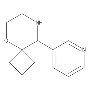 9-(Pyridin-3-yl)-5-oxa-8-azaspiro[3.5]nonane Structure