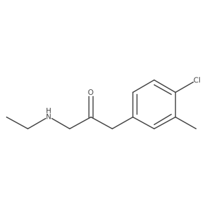 1-(4-Chloro-3-methylphenyl)-3-(ethylamino)propan-2-one Structure