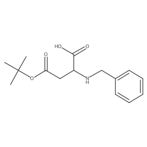 N-Benzyl-D-aspartic acid 4-tert-butyl ester Structure