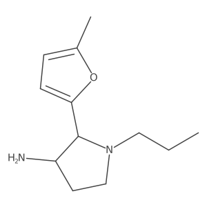 2-(5-Methylfuran-2-yl)-1-propylpyrrolidin-3-amine Structure