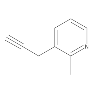 2-Methyl-3-(prop-2-yn-1-yl)pyridine Structure
