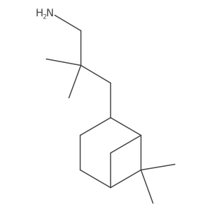 3-{6,6-Dimethylbicyclo[3.1.1]heptan-2-yl}-2,2-dimethylpropan-1-amine Structure
