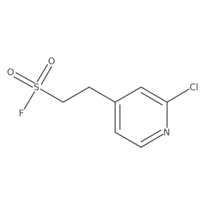 2-(2-Chloropyridin-4-yl)ethane-1-sulfonyl fluoride结构式