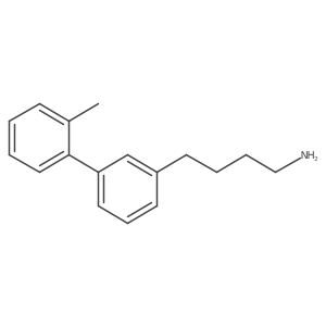 4-[3-(2-Methylphenyl)phenyl]butan-1-amine Structure
