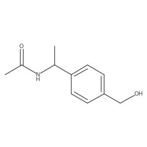 (S)-N-(1-(4-(Hydroxymethyl)phenyl)ethyl)acetamide Structure