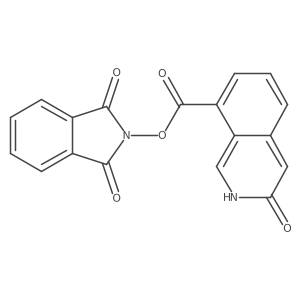 1,3-dioxo-2,3-dihydro-1H-isoindol-2-yl 3-hydroxyisoquinoline-8-carboxylate结构式