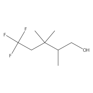 5,5,5-Trifluoro-2,3,3-trimethylpentan-1-ol Structure