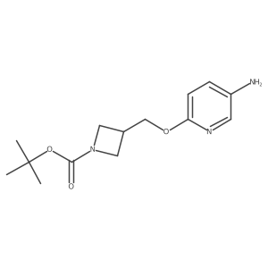 3-(5-Amino-pyridin-2-yloxymethyl)-azetidine-1-carboxylic acid tert-butyl ester Structure