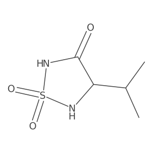 (4R)-4-(propan-2-yl)-1lambda6,2,5-thiadiazolidine-1,1,3-trione结构式