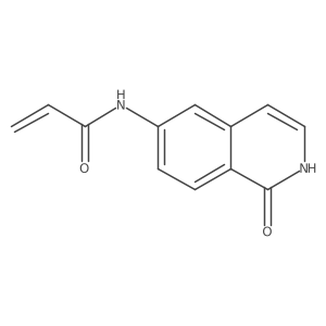 N-(1-Oxo-2H-isoquinolin-6-yl)prop-2-enamide结构式