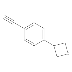 3-(4-Ethynylphenyl)oxetane结构式