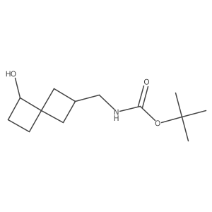 tert-butyl N-({5-hydroxyspiro[3.3]heptan-2-yl}methyl)carbamate Structure