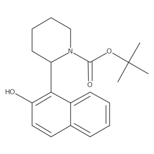 Tert-butyl 2-(2-hydroxynaphthalen-1-yl)piperidine-1-carboxylate Structure