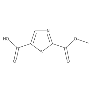 2-(Methoxycarbonyl)-1,3-thiazole-5-carboxylicacid结构式