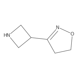 3-(Azetidin-3-yl)-4,5-dihydro-1,2-oxazole结构式