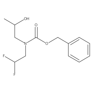 benzyl N-(2,2-difluoroethyl)-N-(2-hydroxypropyl)carbamate Structure