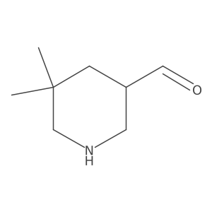 5,5-Dimethylpiperidine-3-carbaldehyde结构式