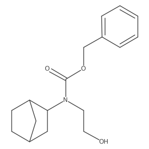 benzyl N-{bicyclo[2.2.1]heptan-2-yl}-N-(2-hydroxyethyl)carbamate Structure