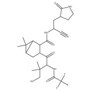 Nirmatrelvir metabolite M3结构式
