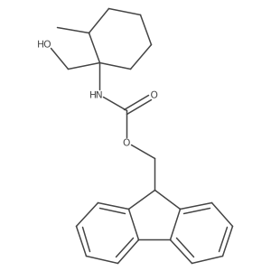 (9H-fluoren-9-yl)methyl N-[1-(hydroxymethyl)-2-methylcyclohexyl]carbamate Structure