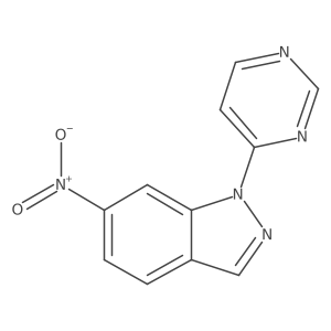 6-Nitro-1-(pyrimidin-4-yl)-1H-indazole Structure