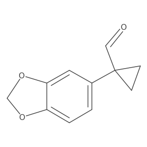1-Benzo[1,3]dioxol-5-yl-cyclopropanecarbaldehyde Structure