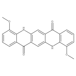 5,12-Dihydro-4,11-dimethoxyquino[2,3-b]acridine-7,14-dione结构式