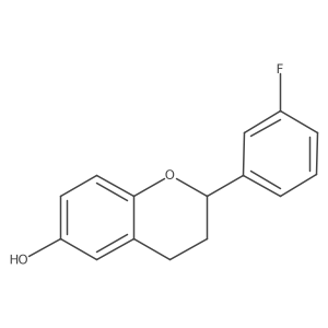 2-(3-Fluorophenyl)chroman-6-ol结构式