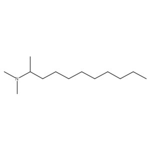 N,N-dimethyl-N-(1-methyldecyl)amine结构式