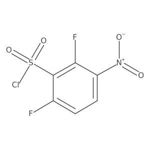 2,6-Difluoronitrobenzenesulfonyl chloride Structure