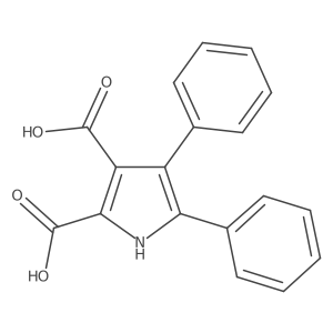 4,5-Diphenylpyrrole-2,3-dicarboxylic acid结构式