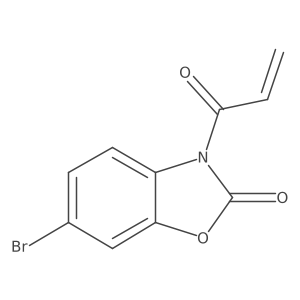 6-Bromo-3-(1-oxo-2-propen-1-yl)-2(3H)-benzoxazolone结构式