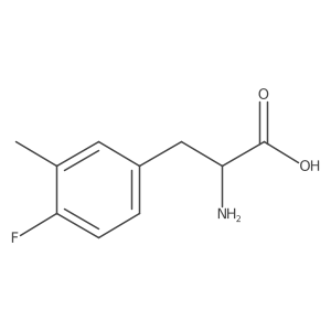 4-Fluoro-3-methyl-d-phenylalanine结构式