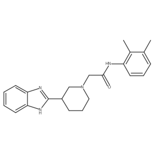 2-[3-(1H-1,3-benzodiazol-2-yl)piperidin-1-yl]-N-(2,3-dimethylphenyl)acetamide结构式