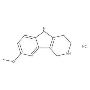 8-methoxy-2,3,4,5-tetrahydro-1H-pyrido[4,3-b]indole hydrochloride Structure