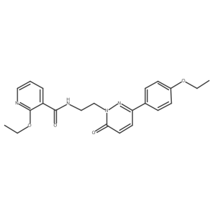 2-ethoxy-N-(2-(3-(4-ethoxyphenyl)-6-oxopyridazin-1(6H)-yl)ethyl)nicotinamide结构式
