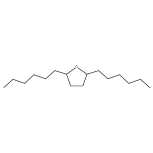 Cis-2,5-dihexyltetrahydrofuran结构式