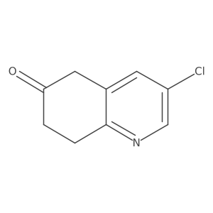 3-Chloro-5,6,7,8-tetrahydroquinolin-6-one结构式